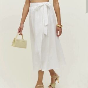 Reformation Clyde Linen Maxi Skirt